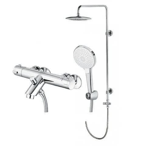 Bộ Vòi Sen Cây Caesar TS617 &amp; BS124 Nhiệt Độ
