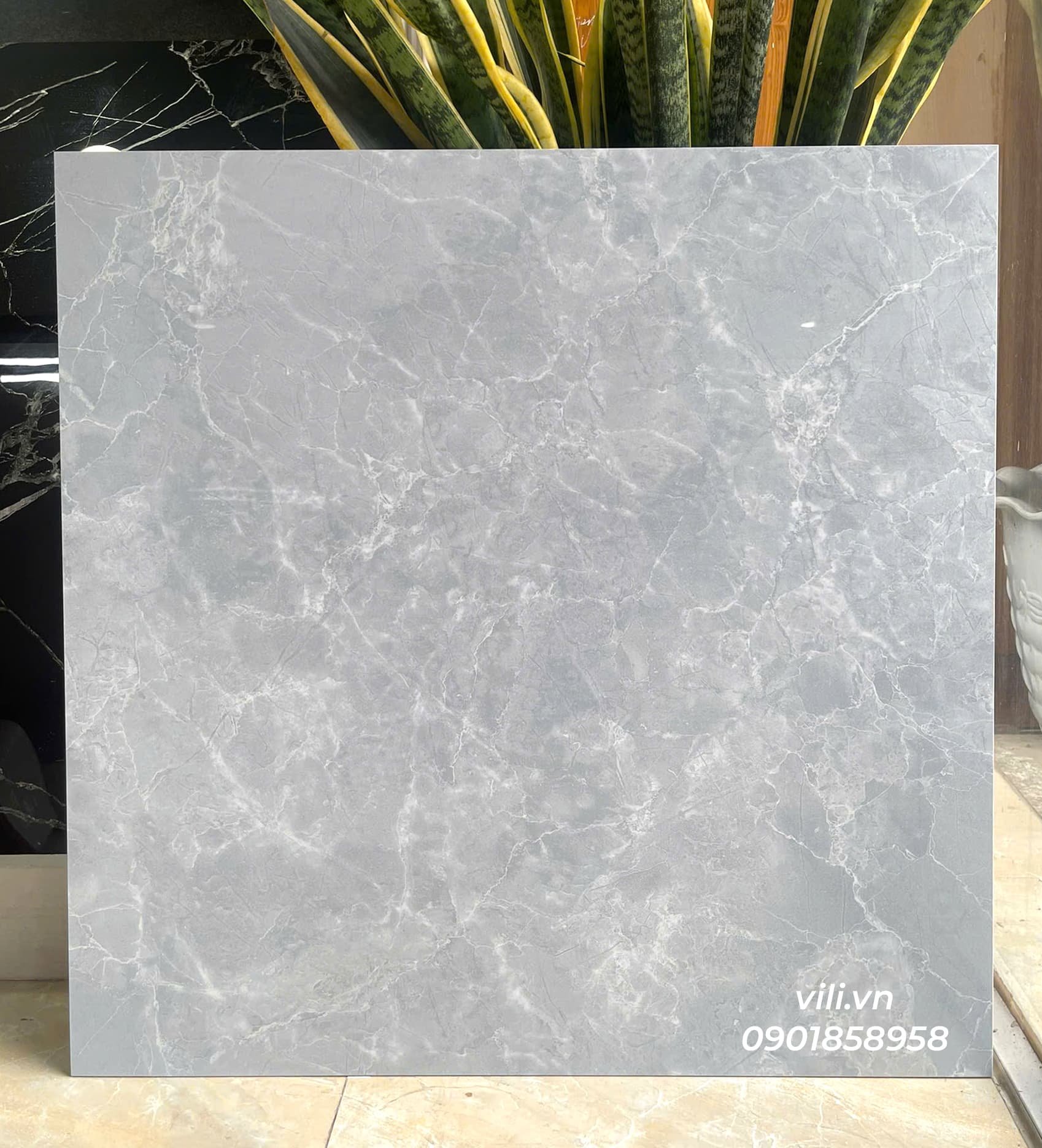 Gạch lát nền 60X60 UN66102 đá bóng