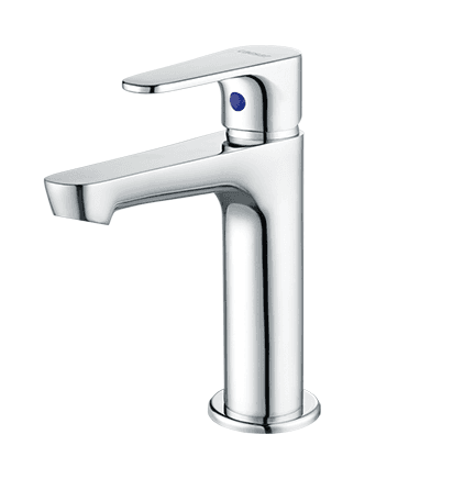 Vòi Lavabo Caesar B060CU Lạnh Xả Nhấn
