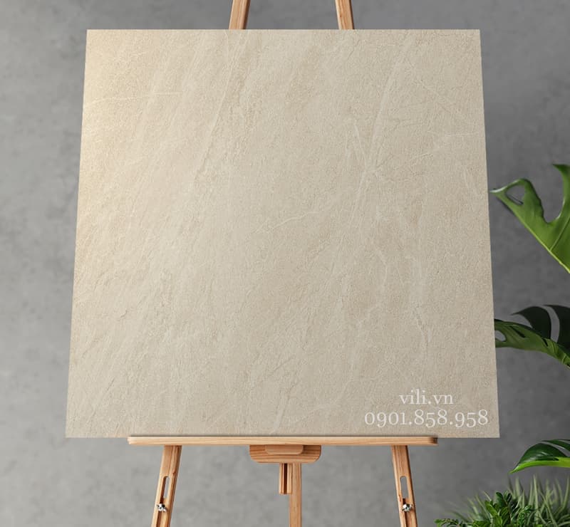 Gạch lát nền 60X60 Royal FL6009 đá mờ vàng kem