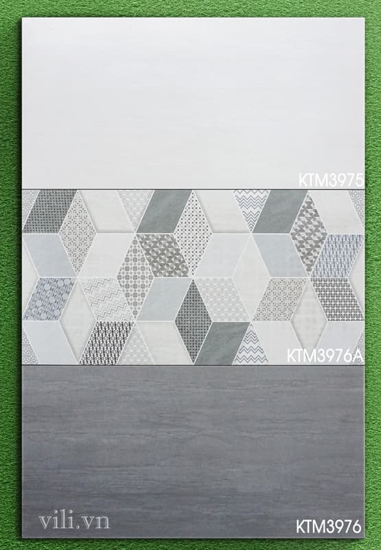 Gạch ốp tường 30X60 Viglacera KTM3975 - KTM3976A - KTM3976 men mờ
