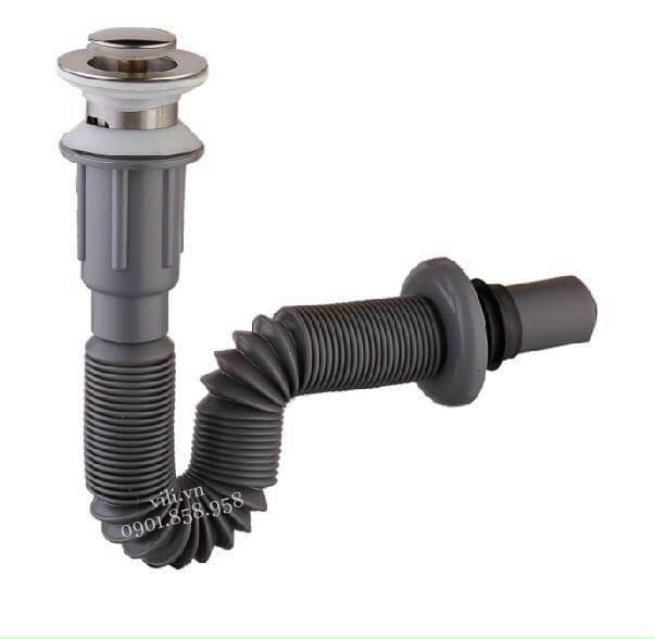 Bộ xả lavabo nhựa xám lật MBX07