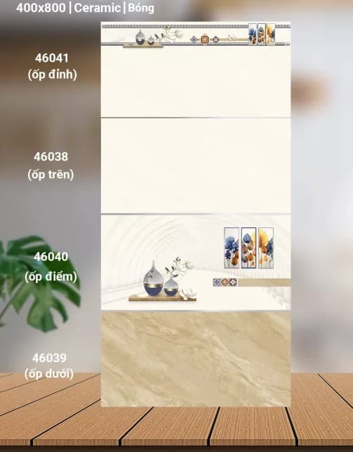 Gạch ốp tường 40x80 Catalan 46041-46038-46040-46039 men bóng