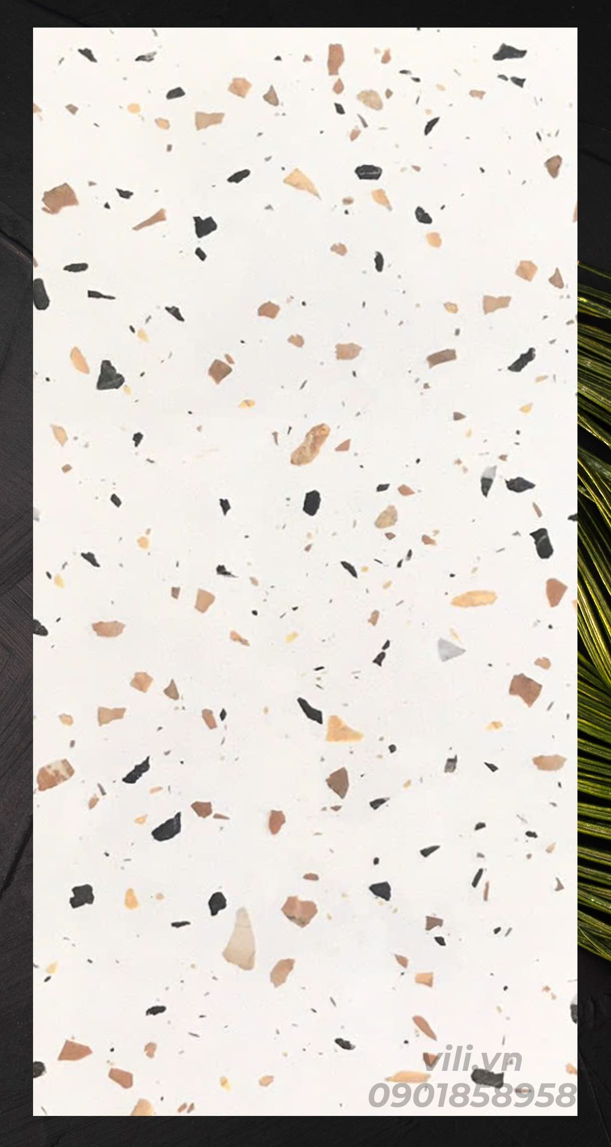 Gạch lát nền 60X120 terrazzo TSA1648 đá nhám