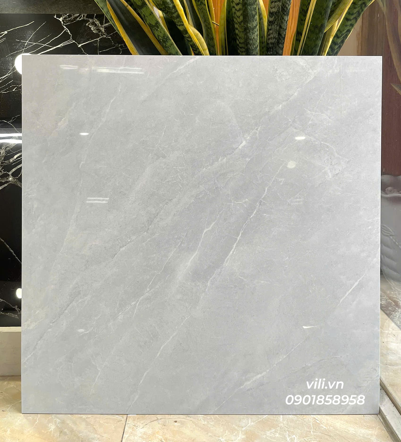Gạch lát nền 60X60 UN66104 đá bóng