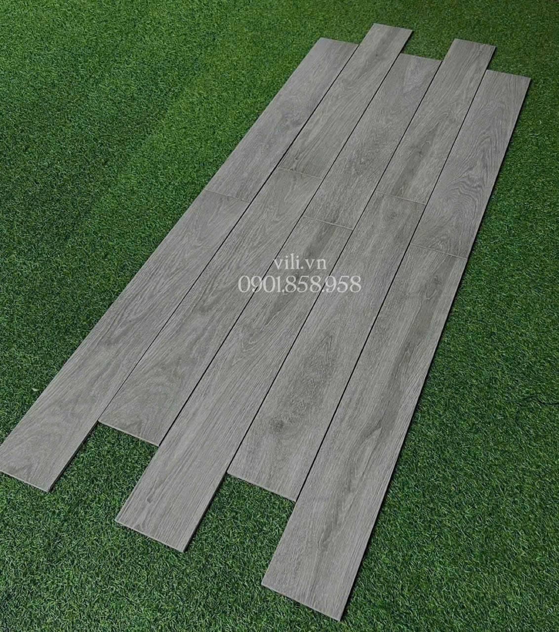 Gạch lát nền giả gỗ 15x90 Viglacera AZ12-GK15902