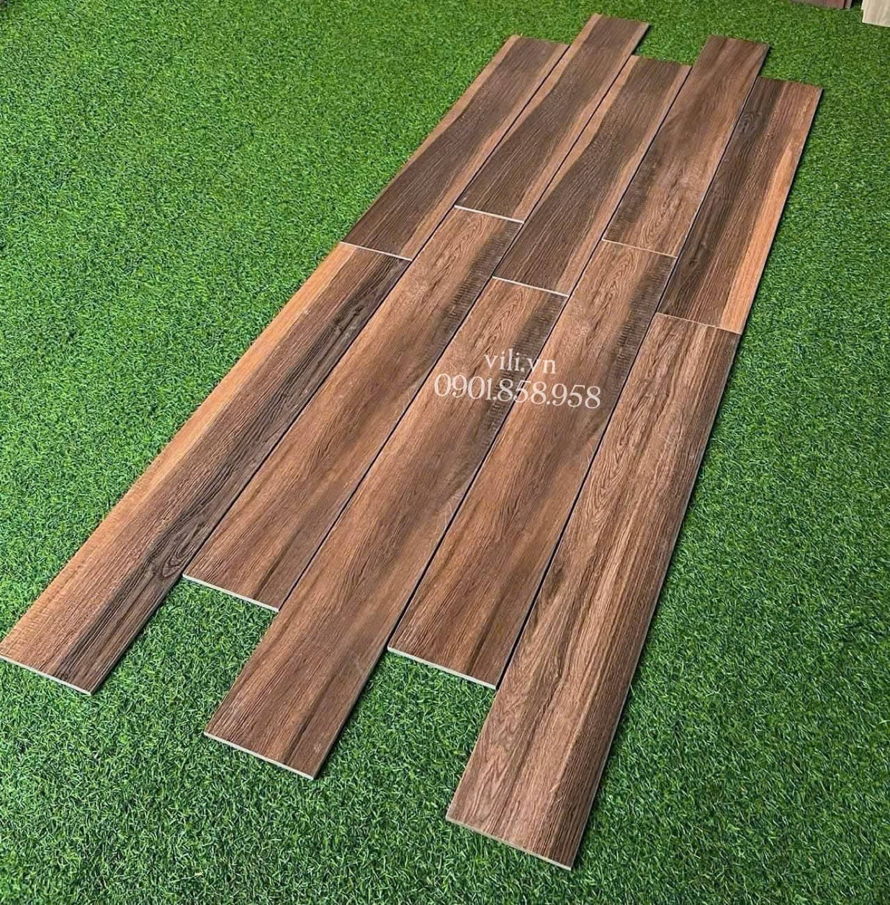 Gạch lát nền giả gỗ 15x90 Viglacera AZ14-GC15902