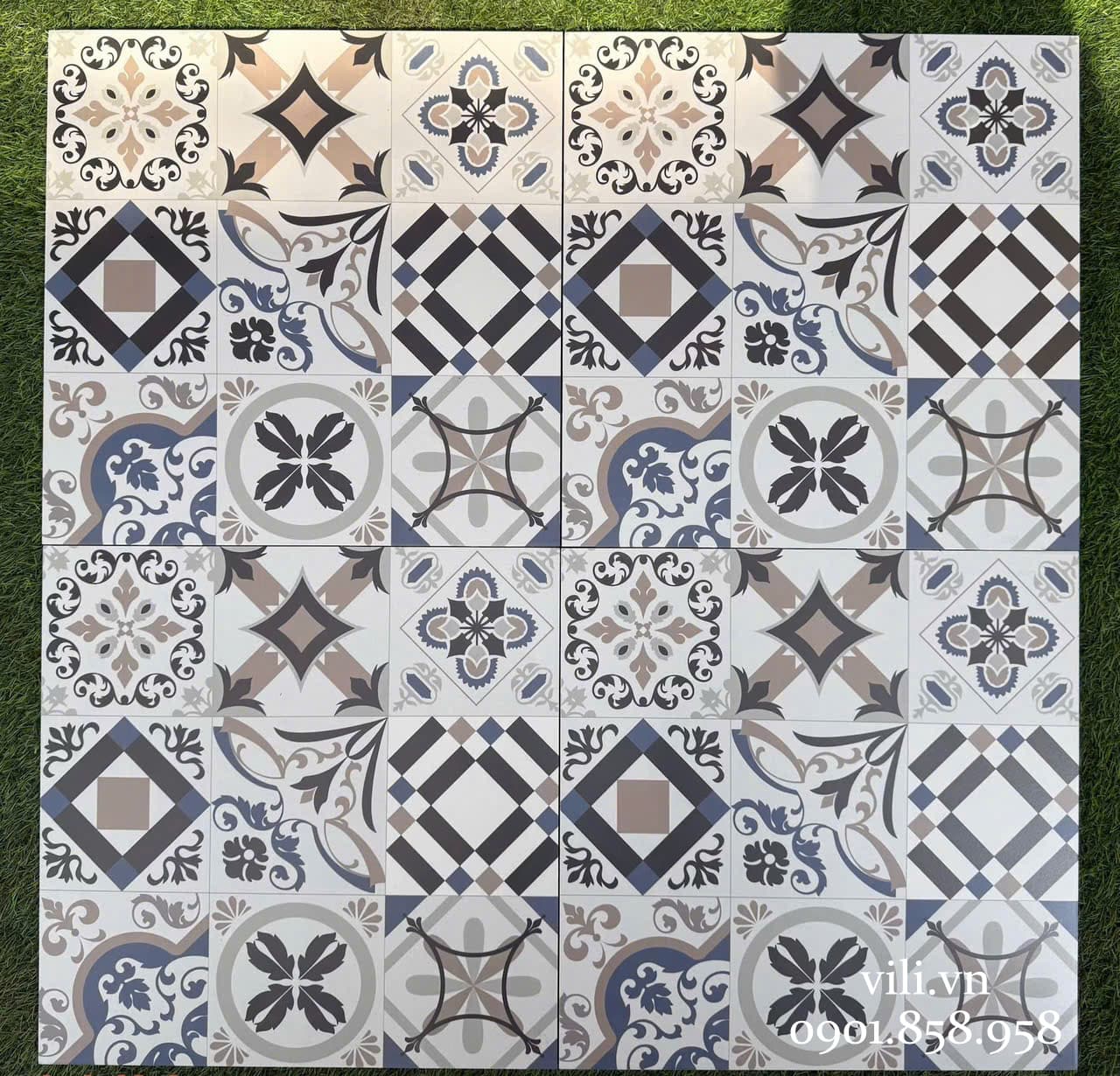 Gạch bông 40X40 LUX46002 đá mờ