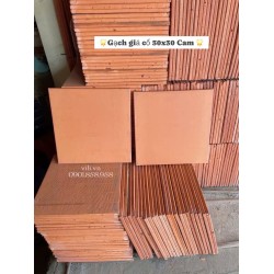 Gạch tàu thủ công lát nền 30x30 Cam