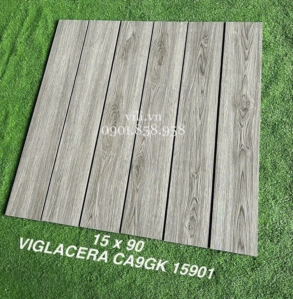 Gạch lát nền 15X90 Viglacera CA9GK 15901 giả gỗ nhám 0
