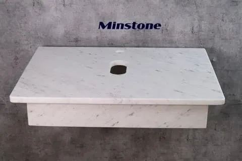 Bàn đá lavabo Minstone MM101 50x70 Marble cao cấp