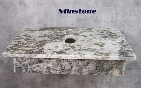 Bàn đá lavabo Minstone MM102 50x70 Marble cao cấp