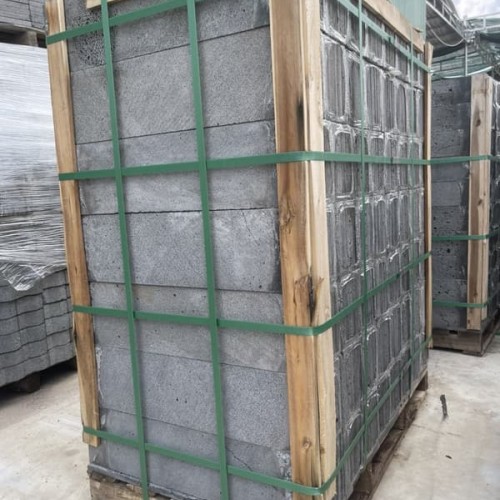 Đá tổ ong xám 20x60x1.2 cm ốp trang trí