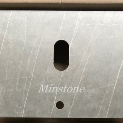 Bàn đá lavabo Minstone MCT301 70x47x12cm xám chống trầy