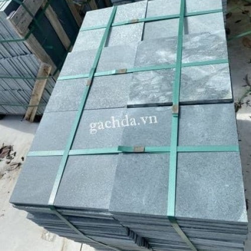 Đá lát sân mài hone xanh rêu 30x30x1.8 cm