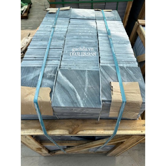 Đá sọc dưa mài hone 20x20x2cm ốp lát hồ bơi