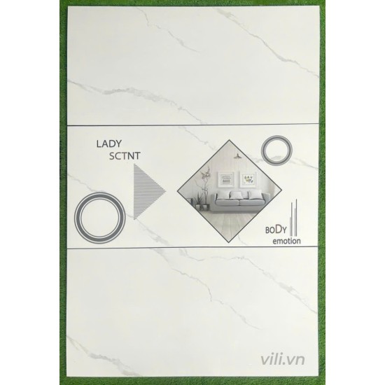 Gạch ốp tường 40x80 15521 - 15522 đá bóng