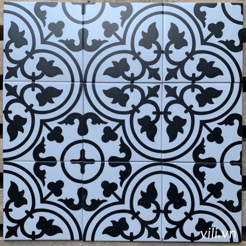 Gạch bông lát nền 20x20 VL206 cổ điển