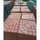 Gạch Lát Vỉa Hè 40x40 Terrazzo Mắt Nai Đỏ