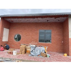 Gạch Giả Cổ GC619D 6x19x1cm Cam Đậm