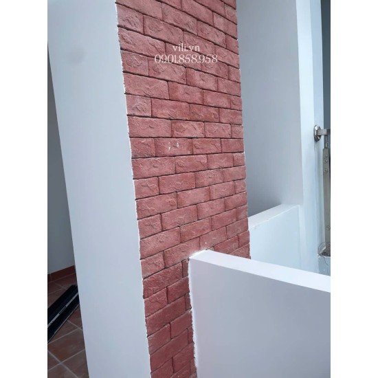 Gạch Giả Cổ GC619D 6x19x1cm đỏ