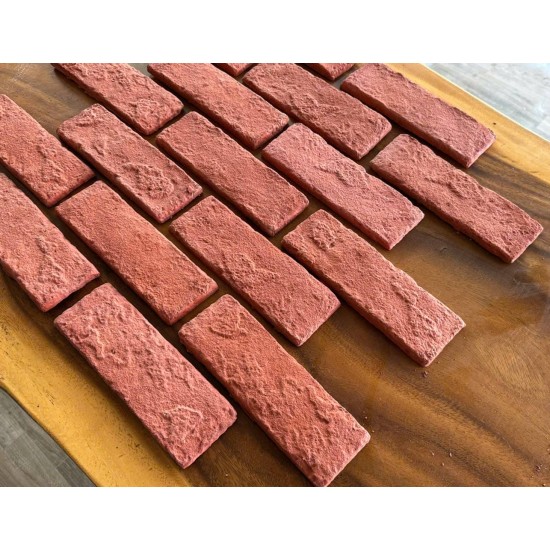 Gạch Giả Cổ GC619D 6x19x1cm đỏ