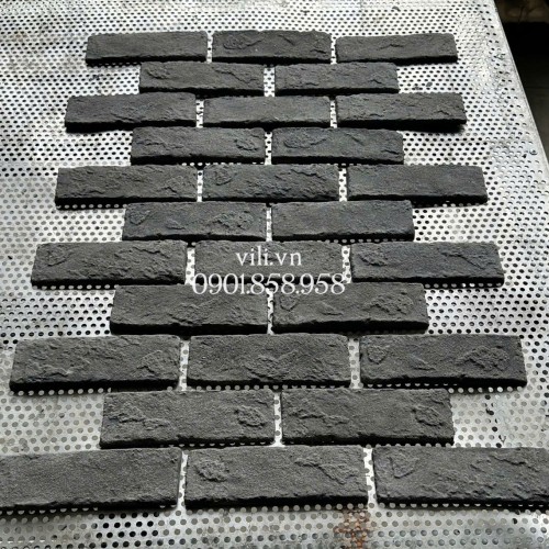 Gạch Giả Cổ GD619 6x19x1cm đen