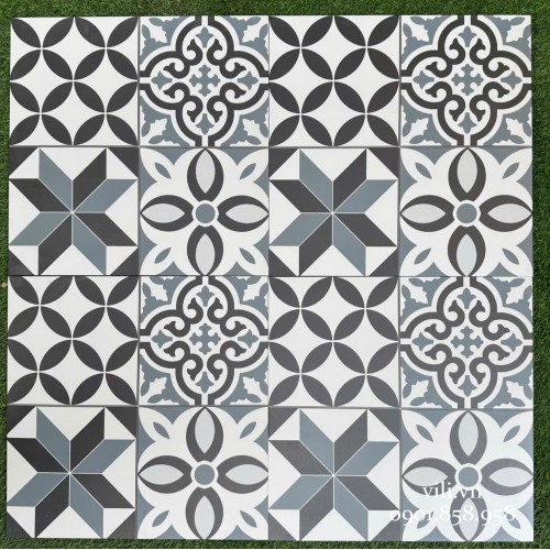 Gạch bông 40X40 LUX46001 đá mờ