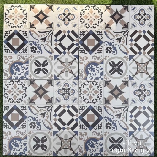 Gạch bông 40X40 LUX46002 đá mờ