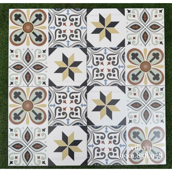 Gạch bông 40X40 LUX46004 đá mờ