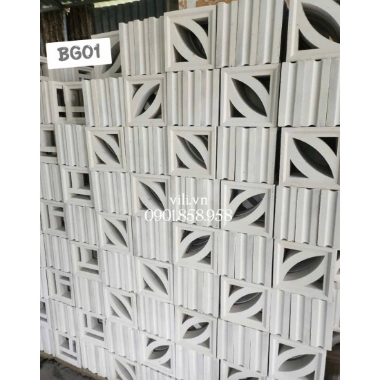 Gạch bông gió BG01 - Giải pháp thông gió hiệu quả