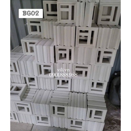 Gạch bông gió BG02 - Giải pháp thông gió hiệu quả