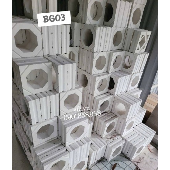 Gạch bông gió BG3 - Giải pháp thông gió hiệu quả