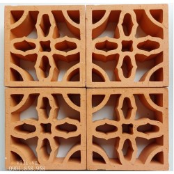 Gạch bông gió đỏ Hoa Phượng