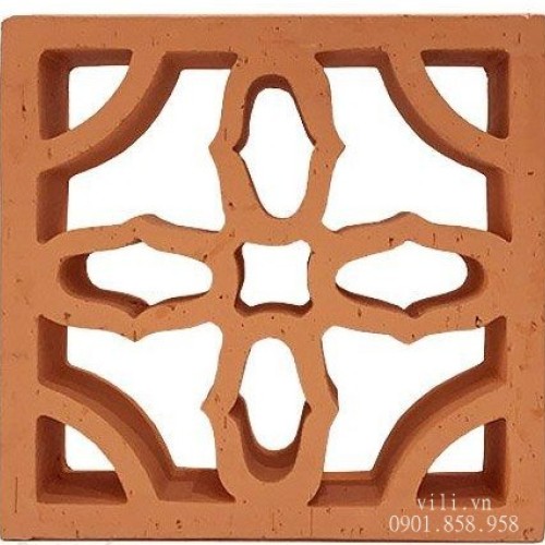 Gạch bông gió đỏ Hoa Phượng
