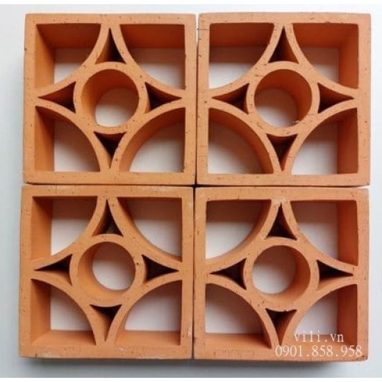 Gạch bông gió Hạ Uy Di 20x20x6  - Giải pháp thông gió hiệu quả