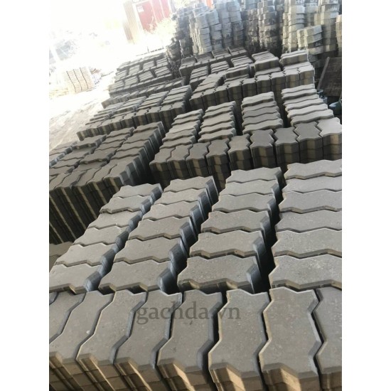 Gạch Vỉa Hè Con Sâu Nhám Xám - Đỏ - Xanh - Vàng
