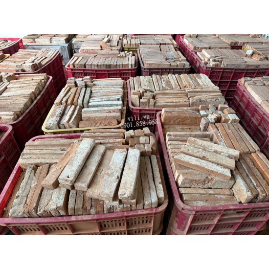 Gạch cổ bìa ốp tường 5x20-21 cm ốp trang trí