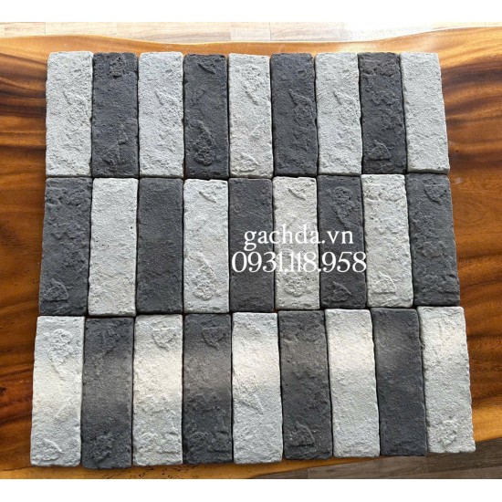 Gạch Giả Cổ 6x19 cm Mix 2 Màu