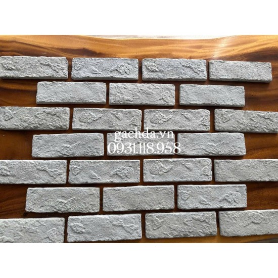 Gạch Giả Cổ GC619X 6x19x1cm Xám