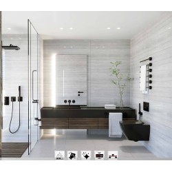 Gạch lát nền 60X120 Catalan 12027 đá bóng vân gỗ xám