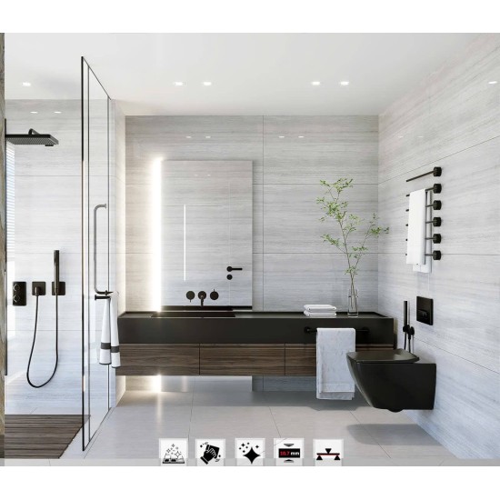 Gạch lát nền 60X120 Catalan 12027 đá bóng vân gỗ xám
