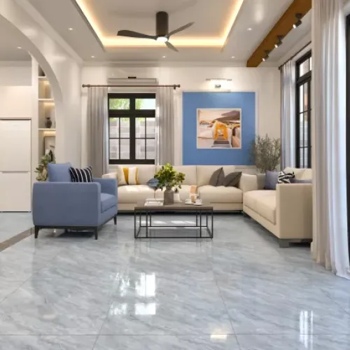 Gạch Lát Nền 80x80 Catalan 85026 Đá Bóng