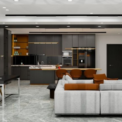 Gạch lát nền 80X80 Catalan 85005 đá bóng