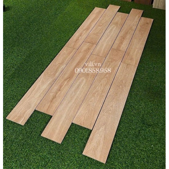 Gạch lát nền giả gỗ 15x90 Viglacera AZ12-GK15903