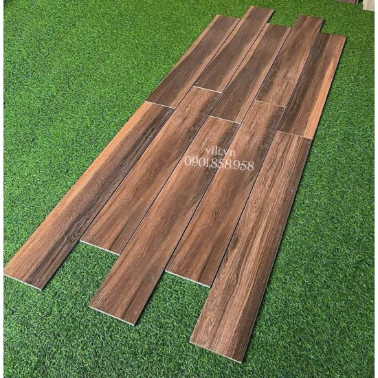 Gạch lát nền giả gỗ 15x90 Viglacera AZ14-GC15902