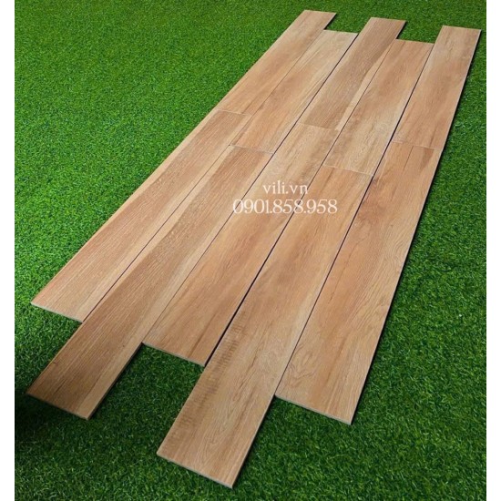 Gạch lát nền giả gỗ 15x90 Viglacera AZ14-GC15904