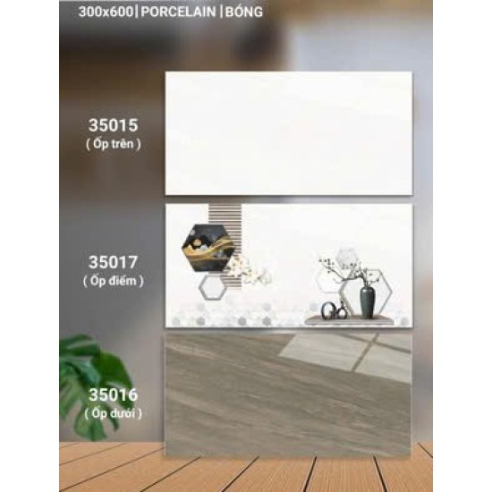 Gạch ốp tường 30X60 Catalan 35015 - 35017 - 35016  đá bóng