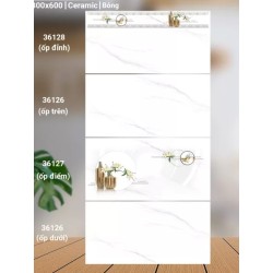 Gạch ốp tường 30X60 Catalan 36128 - 36126 - 36127 men bóng