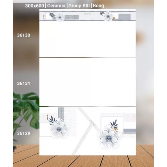 Gạch ốp tường 30X60 Catalan 36130 - 36131 - 36129 men bóng